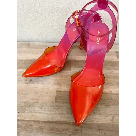 Aldo Size 7.5 Solara Strappy Heels - Picture 4 of 9